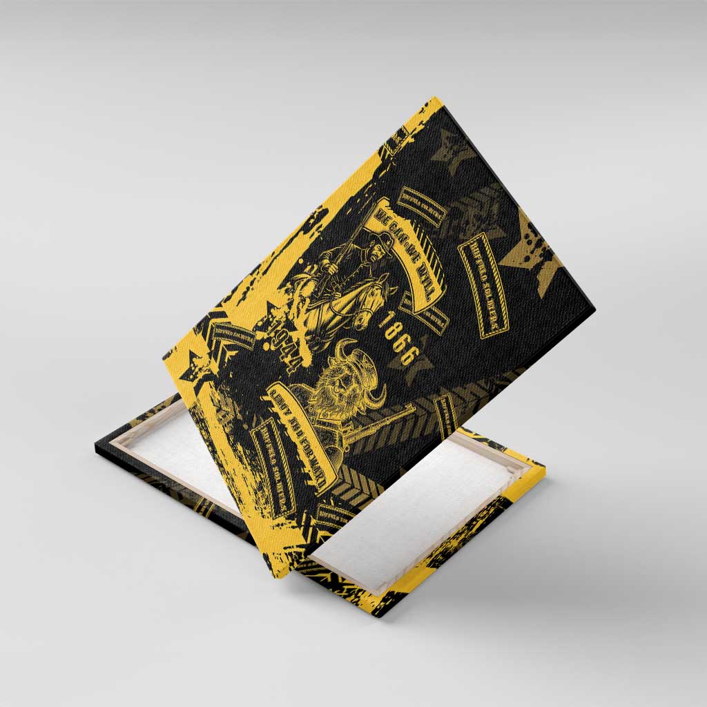 Buffalo Soldiers Canvas Wall Art Military Urban Retro Style - Wonder Print Shop