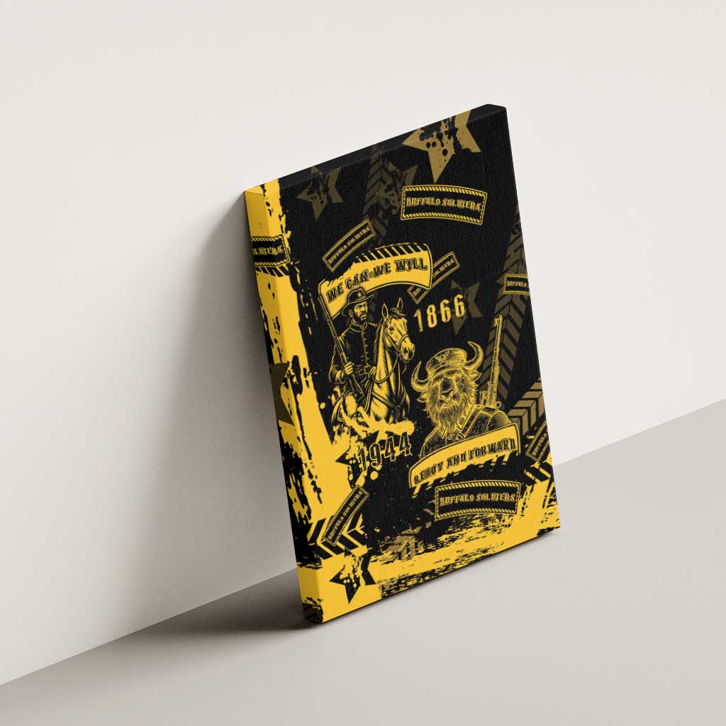 Buffalo Soldiers Canvas Wall Art Military Urban Retro Style - Wonder Print Shop