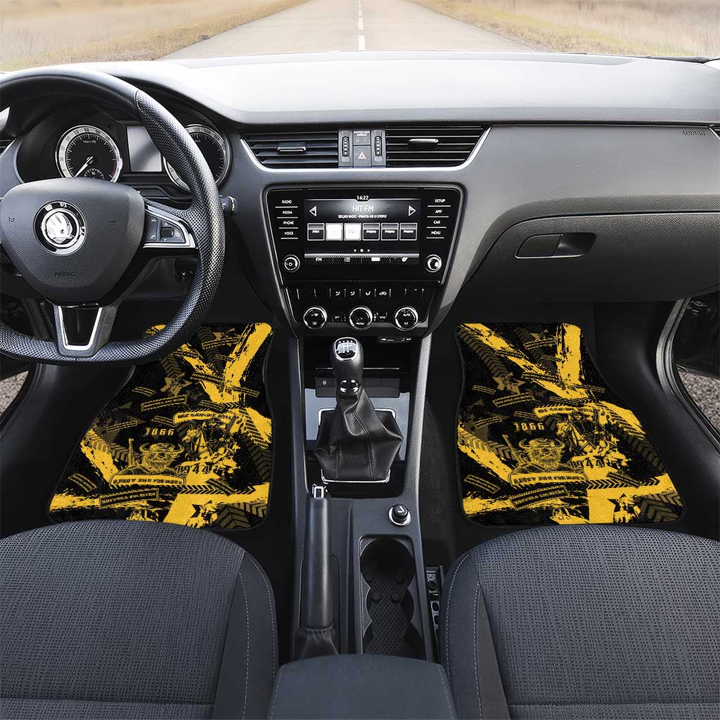 Buffalo Soldiers Car Mats Military Urban Retro Style - Wonder Print Shop