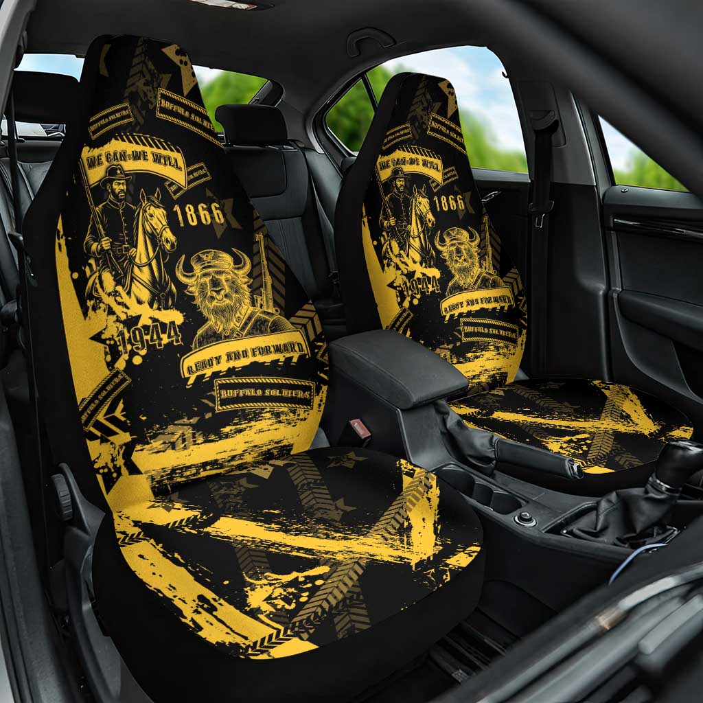 Buffalo Soldiers Car Seat Cover Military Urban Retro Style - Wonder Print Shop