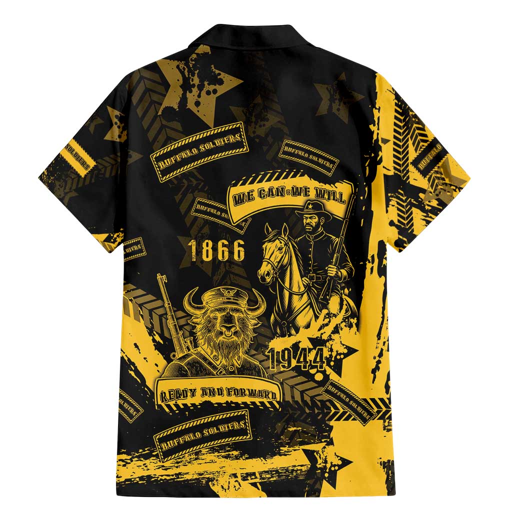 Buffalo Soldiers Family Matching Mermaid Dress and Hawaiian Shirt Military Urban Retro Style - Wonder Print Shop