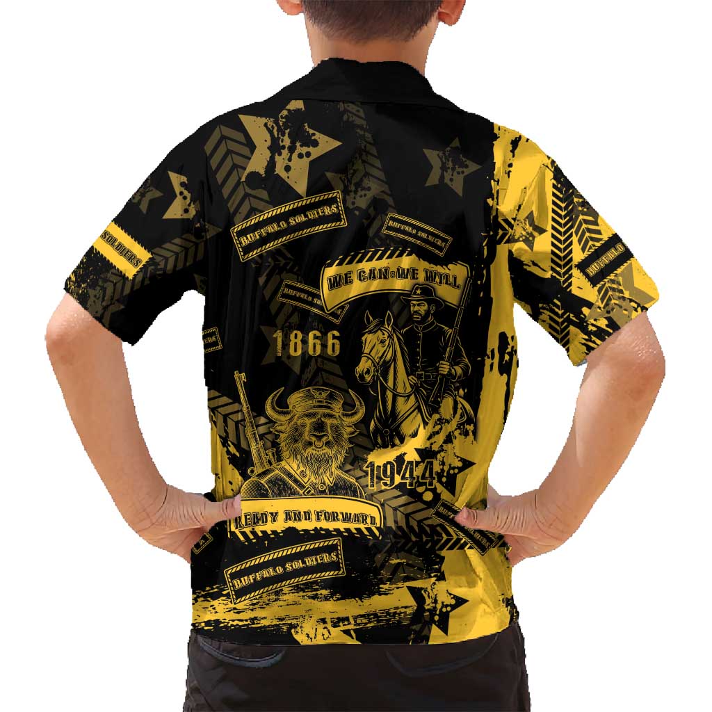 Buffalo Soldiers Family Matching Puletasi and Hawaiian Shirt Military Urban Retro Style - Wonder Print Shop