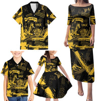 Buffalo Soldiers Family Matching Puletasi and Hawaiian Shirt Military Urban Retro Style - Wonder Print Shop
