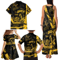 Buffalo Soldiers Family Matching Tank Maxi Dress and Hawaiian Shirt Military Urban Retro Style - Wonder Print Shop