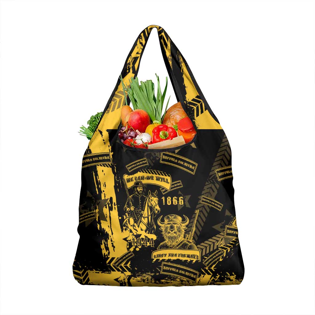 Buffalo Soldiers Grocery Bag Military Urban Retro Style - Wonder Print Shop
