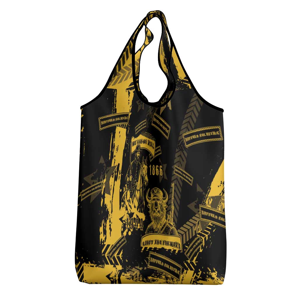 Buffalo Soldiers Grocery Bag Military Urban Retro Style - Wonder Print Shop
