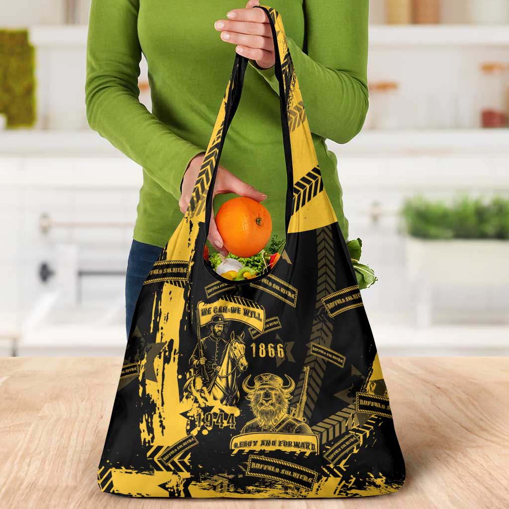 Buffalo Soldiers Grocery Bag Military Urban Retro Style - Wonder Print Shop