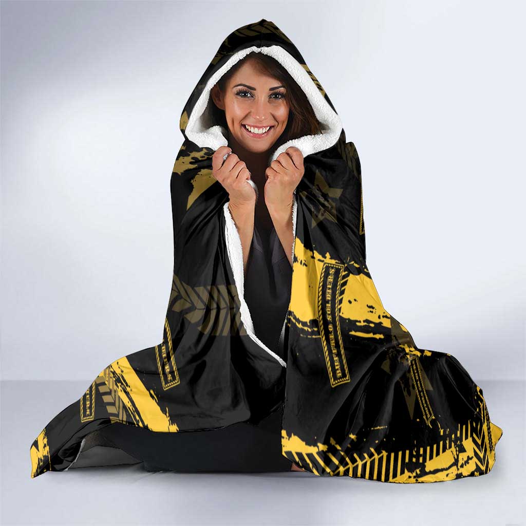 Buffalo Soldiers Hooded Blanket Military Urban Retro Style - Wonder Print Shop