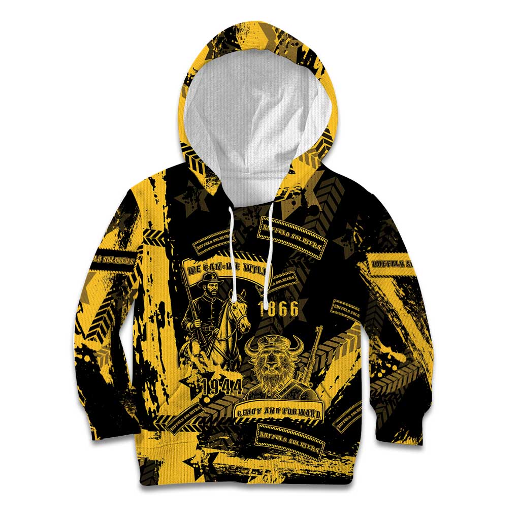 Buffalo Soldiers Kid Hoodie Military Urban Retro Style - Wonder Print Shop