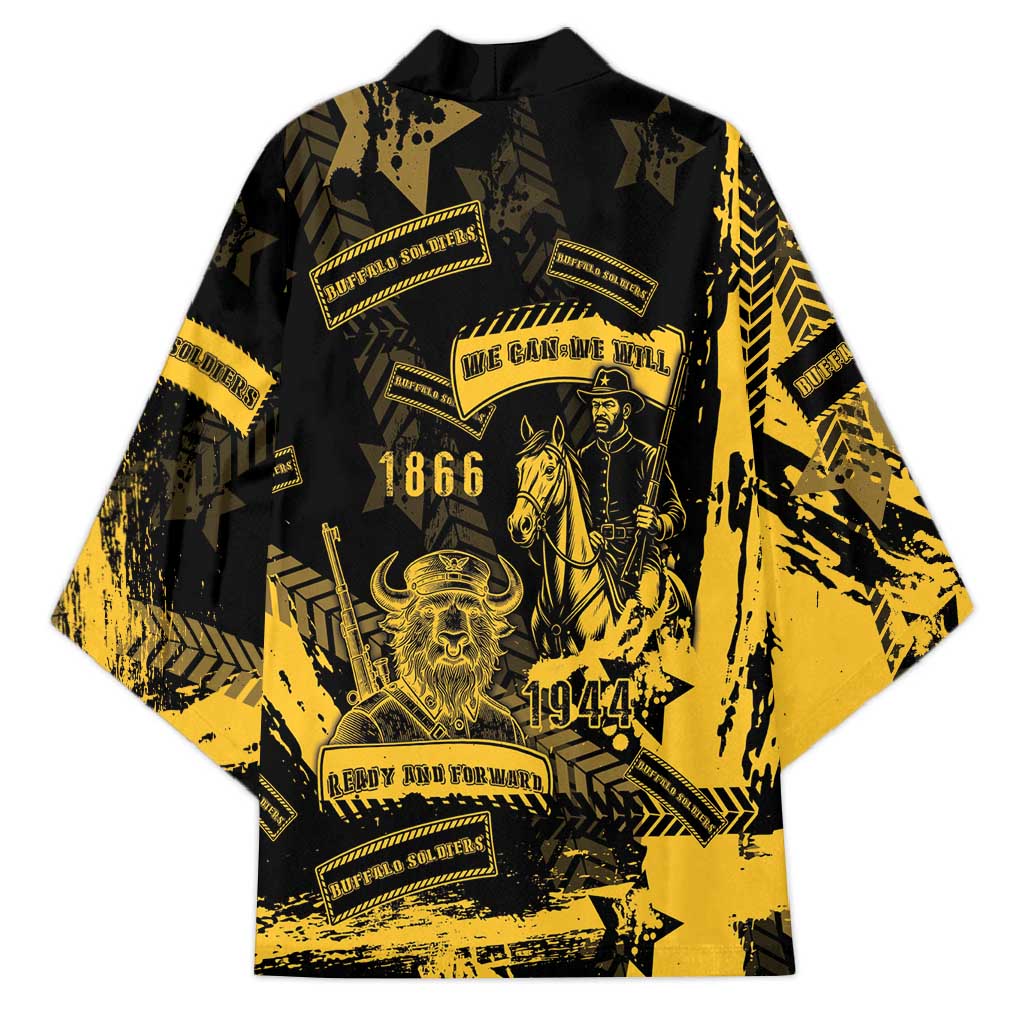 Buffalo Soldiers Kimono Military Urban Retro Style - Wonder Print Shop