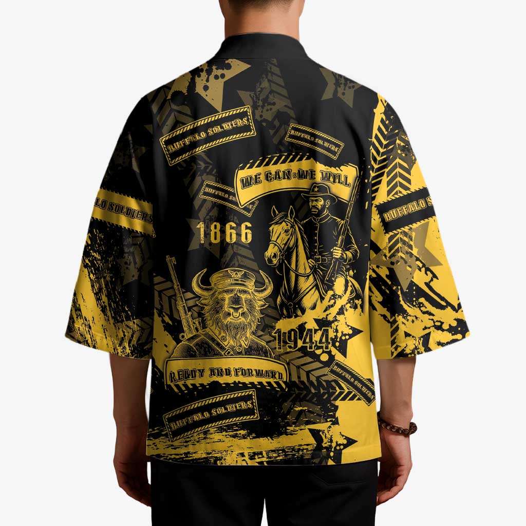 Buffalo Soldiers Kimono Military Urban Retro Style - Wonder Print Shop