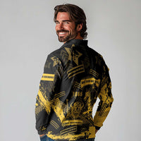 Buffalo Soldiers Long Sleeve Polo Shirt Military Urban Retro Style - Wonder Print Shop