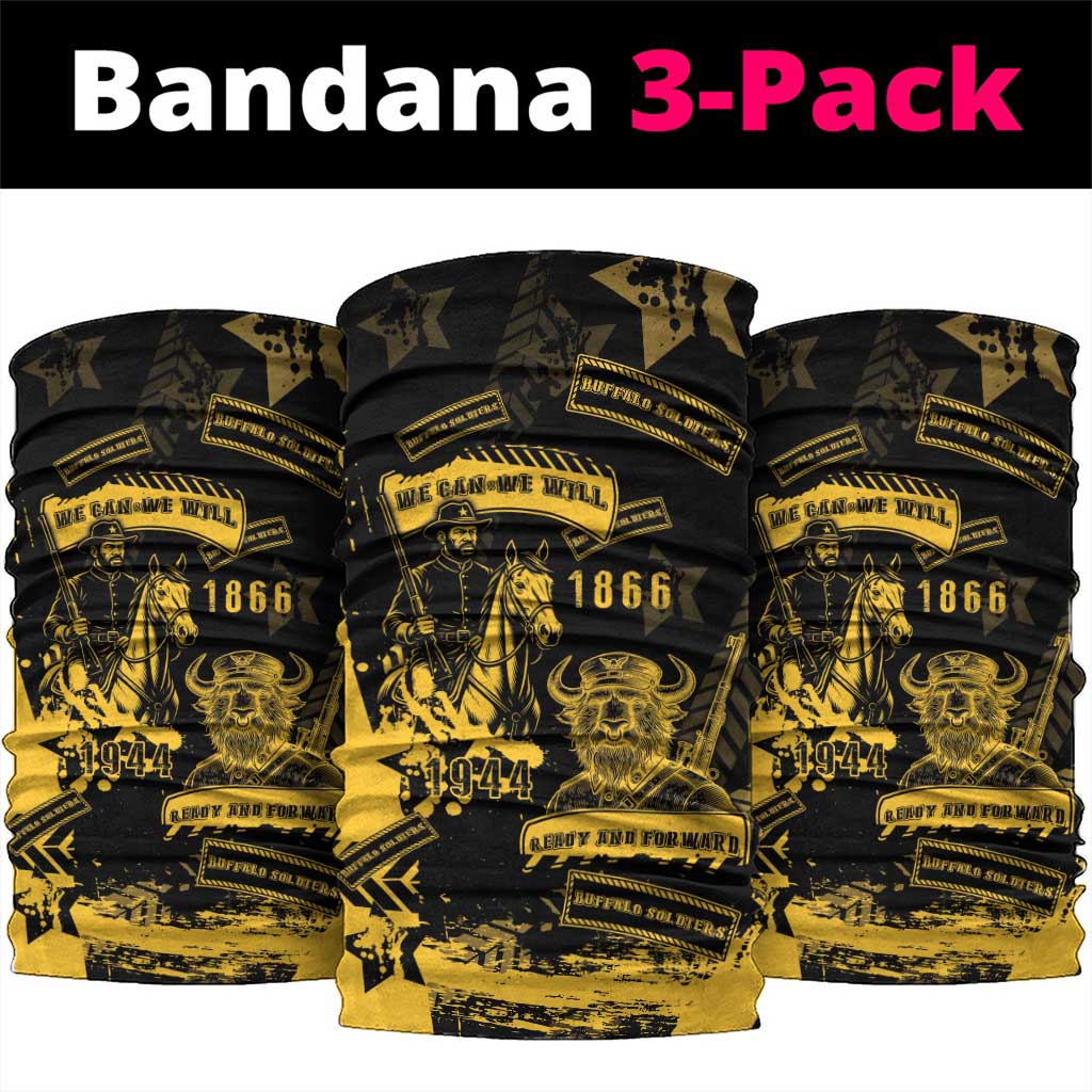 Buffalo Soldiers Neck Gaiter Military Urban Retro Style - Wonder Print Shop