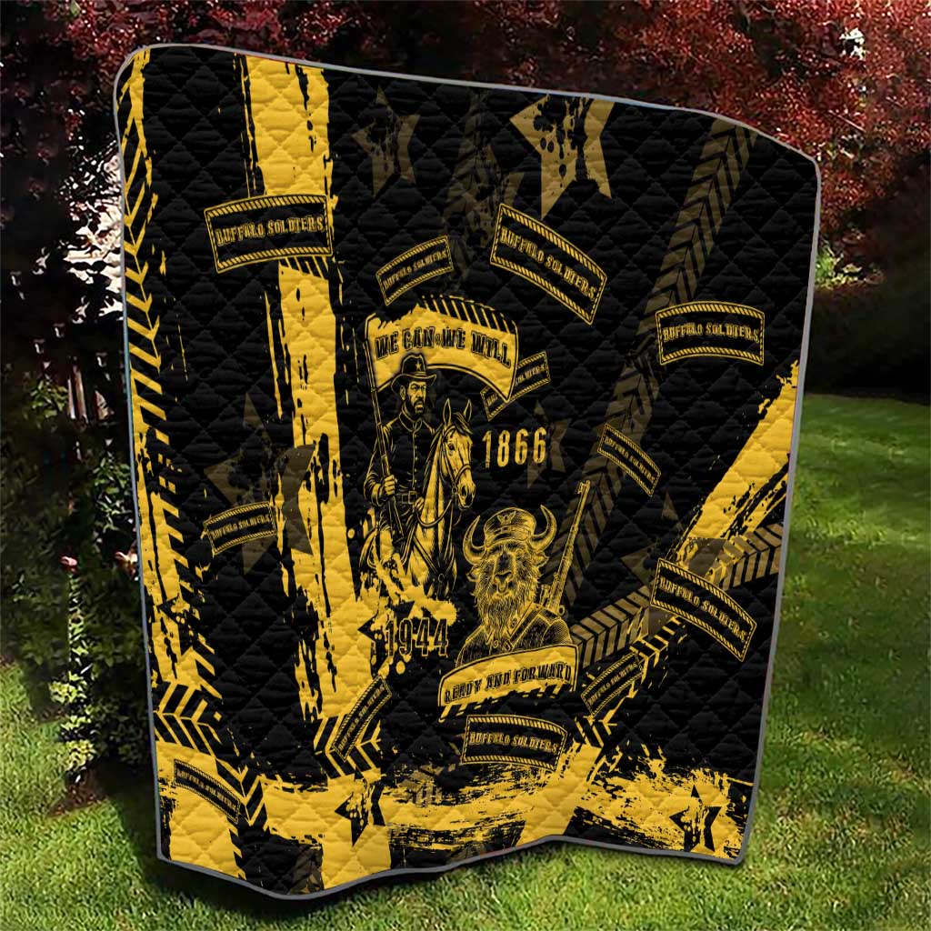 Buffalo Soldiers Quilt Military Urban Retro Style - Wonder Print Shop