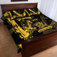 Buffalo Soldiers Quilt Bed Set Military Urban Retro Style - Wonder Print Shop