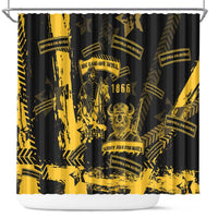 Buffalo Soldiers Shower Curtain Military Urban Retro Style - Wonder Print Shop