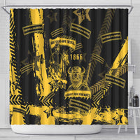 Buffalo Soldiers Shower Curtain Military Urban Retro Style - Wonder Print Shop