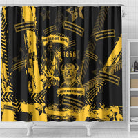 Buffalo Soldiers Shower Curtain Military Urban Retro Style - Wonder Print Shop
