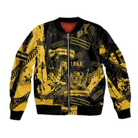 Buffalo Soldiers Sleeve Zip Bomber Jacket Military Urban Retro Style - Wonder Print Shop