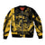 Buffalo Soldiers Sleeve Zip Bomber Jacket Military Urban Retro Style - Wonder Print Shop