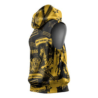 Buffalo Soldiers Sleeveless Hoodie Military Urban Retro Style - Wonder Print Shop
