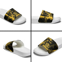 Buffalo Soldiers Slide Sandals Military Urban Retro Style - Wonder Print Shop
