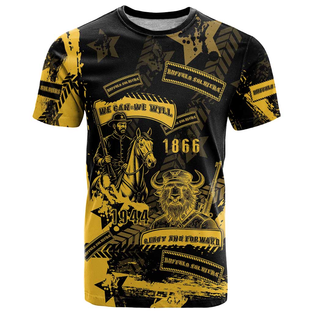 Buffalo Soldiers T Shirt Military Urban Retro Style - Wonder Print Shop