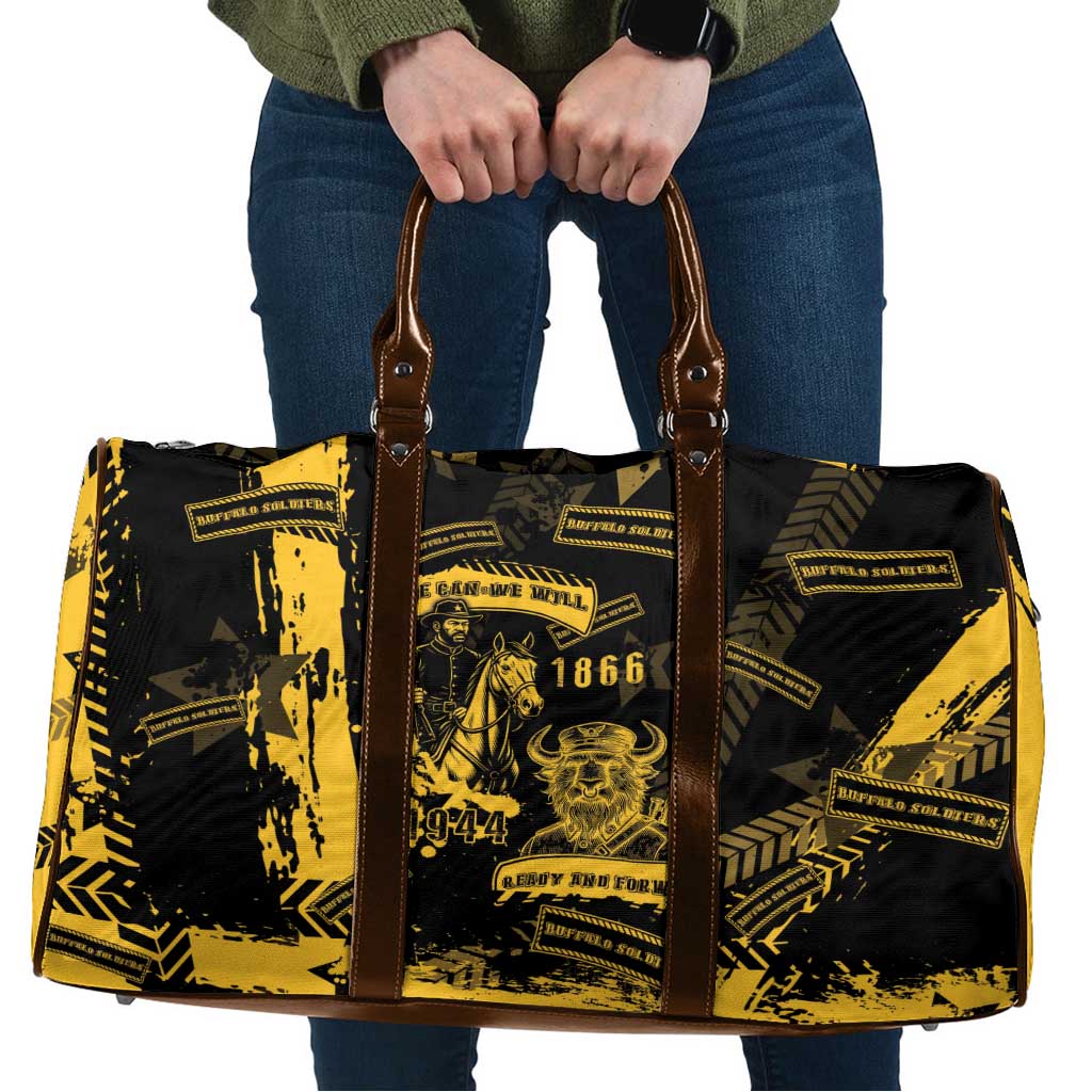 Buffalo Soldiers Travel Bag Military Urban Retro Style - Wonder Print Shop