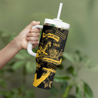 Buffalo Soldiers Tumbler With Handle Military Urban Retro Style - Wonder Print Shop
