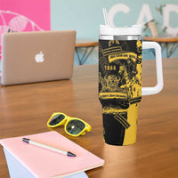Buffalo Soldiers Tumbler With Handle Military Urban Retro Style - Wonder Print Shop