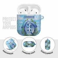 Greece AirPods Case Dolphins And Symbol - Wonder Print Shop