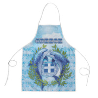 Greece Apron Dolphins And Symbol - Wonder Print Shop