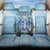 Greece Back Car Seat Cover Dolphins And Symbol - Wonder Print Shop