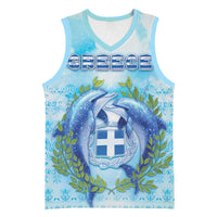 Personalized Greece Basketball Jersey Dolphins And Symbol - Wonder Print Shop