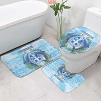 Greece Bathroom Set Dolphins And Symbol - Wonder Print Shop