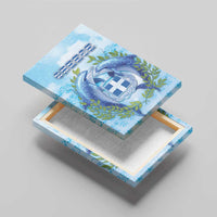 Greece Canvas Wall Art Dolphins And Symbol - Wonder Print Shop