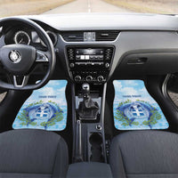 Greece Car Mats Dolphins And Symbol - Wonder Print Shop