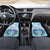 Greece Car Mats Dolphins And Symbol - Wonder Print Shop
