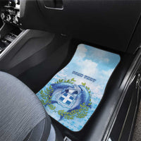 Greece Car Mats Dolphins And Symbol - Wonder Print Shop