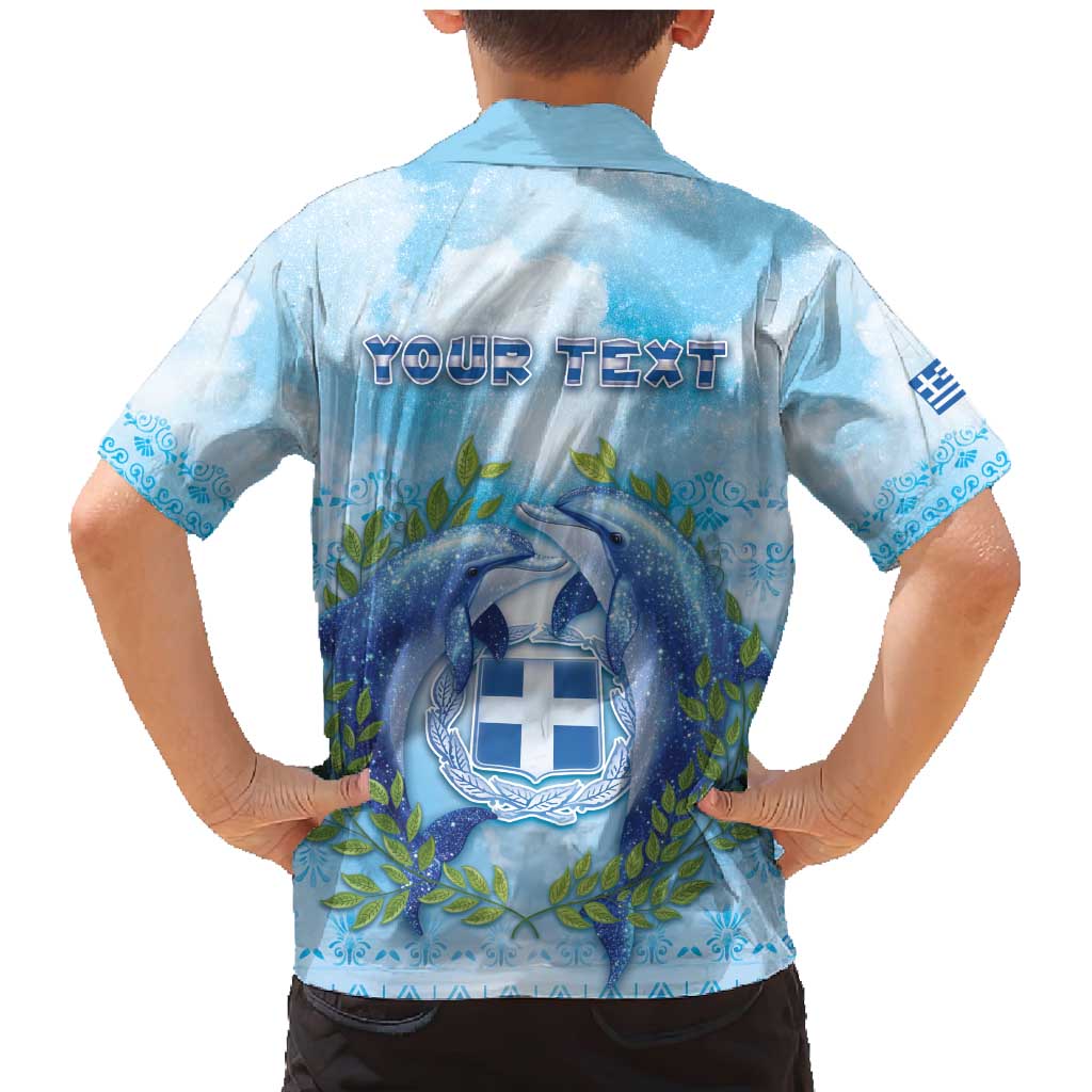 Personalized Greece Family Matching Mermaid Dress and Hawaiian Shirt Dolphins And Symbol - Wonder Print Shop