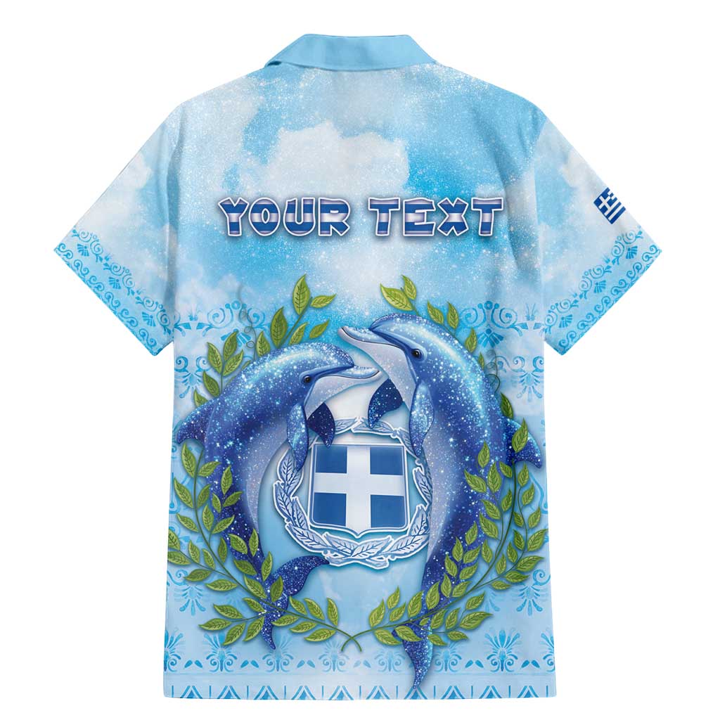 Personalized Greece Family Matching Mermaid Dress and Hawaiian Shirt Dolphins And Symbol - Wonder Print Shop