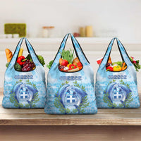 Greece Grocery Bag Dolphins And Symbol - Wonder Print Shop