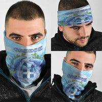 Greece Neck Gaiter Dolphins And Symbol - Wonder Print Shop