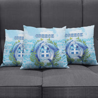 Greece Pillow Cover Dolphins And Symbol - Wonder Print Shop
