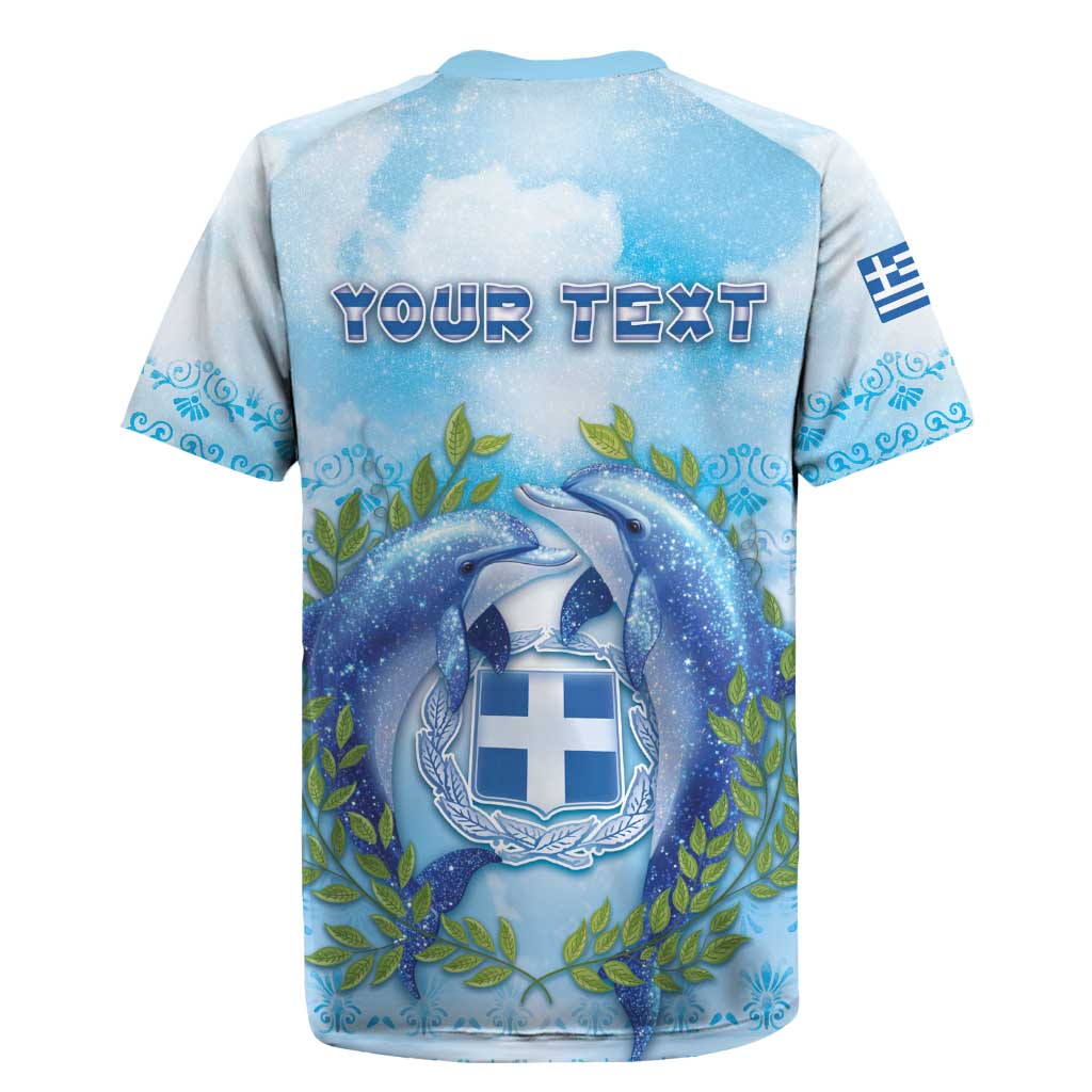 Personalized Greece Rugby Jersey Dolphins And Symbol - Wonder Print Shop