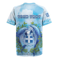 Personalized Greece Rugby Jersey Dolphins And Symbol - Wonder Print Shop