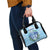 Greece Shoulder Handbag Dolphins And Symbol - Wonder Print Shop