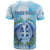 Personalized Greece T Shirt Dolphins And Symbol - Wonder Print Shop