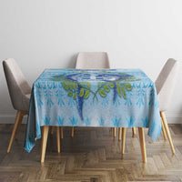 Greece Tablecloth Dolphins And Symbol - Wonder Print Shop