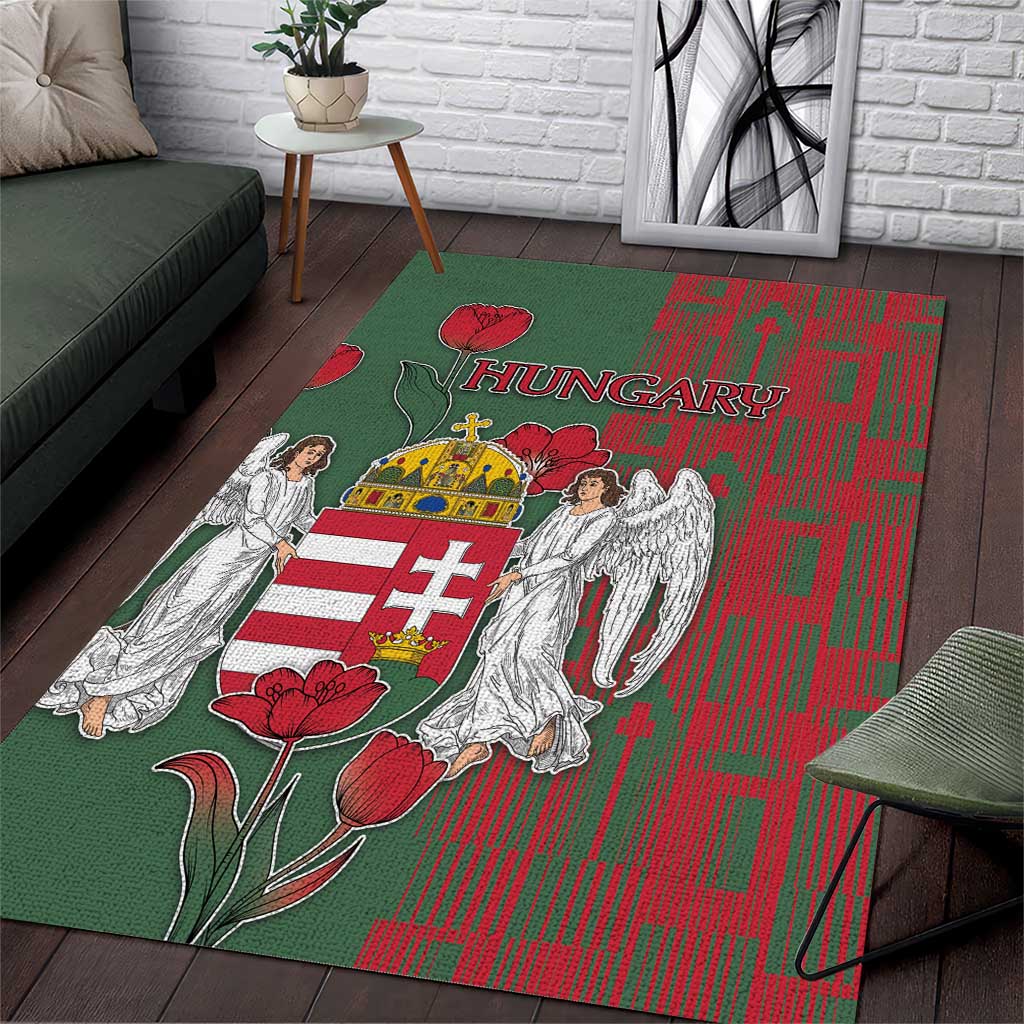 Hungary Area Rug Coat Of Arms 1896 - Wonder Print Shop